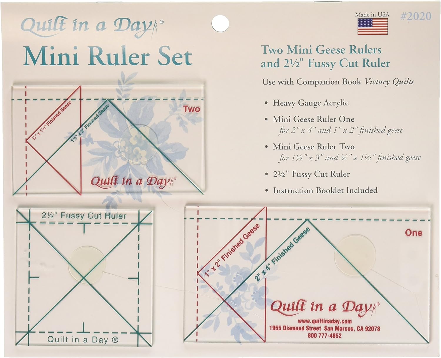 Mini Ruller Mini Ruler Set – Fabric Geek